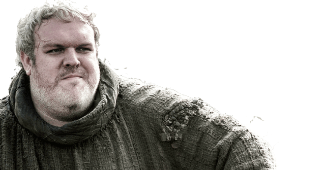 Hodor Png - Rodo Game Of Thrones (639x335), Png Download