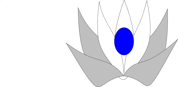 This Free Clipart Png Design Of White Lotus Clipart (600x296), Png Download