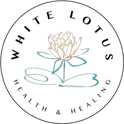 White Lotus Health And Healing - Black And White Drawing Lotus (449x447), Png Download