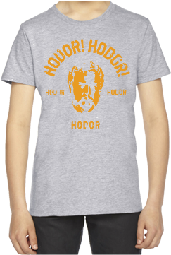 Hodor Hodor - Youth T-shirt - Emoji Omg Monkey T Shirt (400x500), Png Download