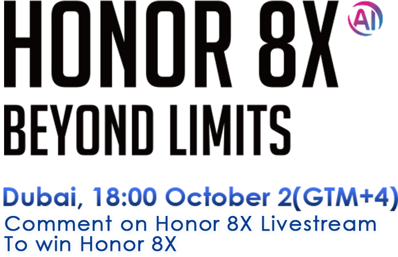 Comment On Honor 8x Livestream To Win Prizes - Honor 8x Beyond Limits (800x521), Png Download
