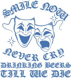 Smile Now Never Cry Beach Grease Beer Co - Portable Network Graphics (1000x310), Png Download