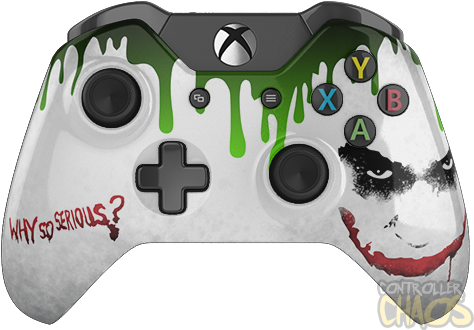 Why So Serious - So Serious Xbox Controller (474x340), Png Download