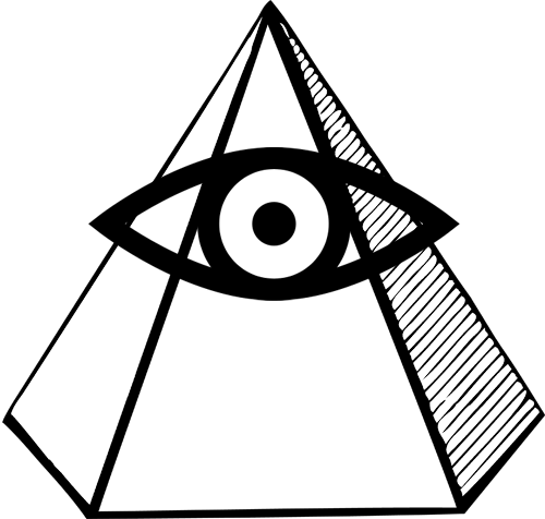 Eye On Pyramid - Pyramid (500x476), Png Download