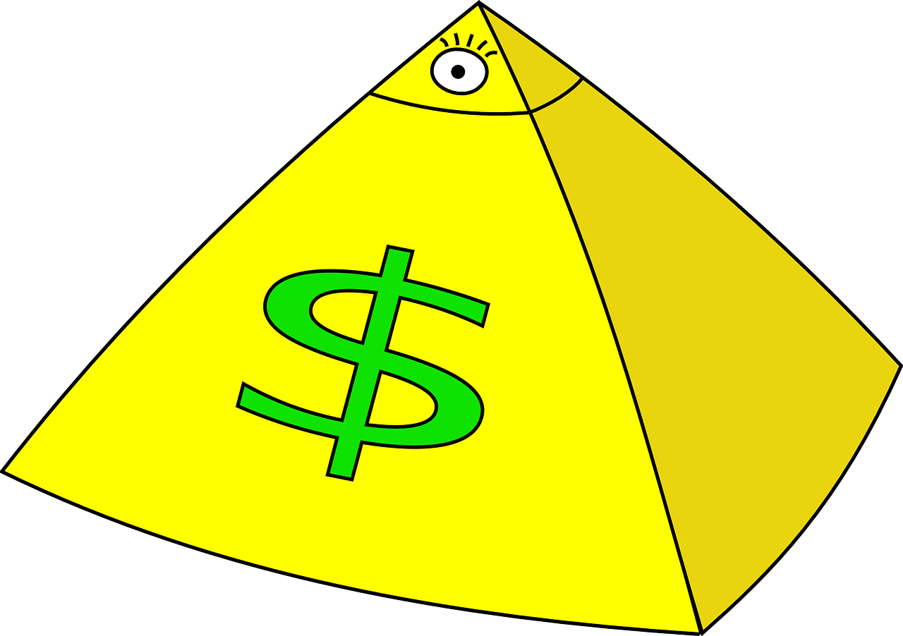 Are Essential Oil Companies Pyramid Scams - Pyramid With A Eye (1280x902), Png Download