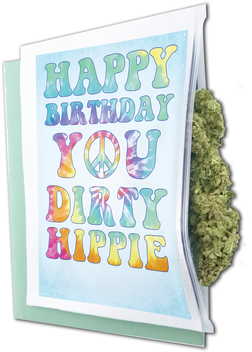 Dirty Hippie Birthday Gift Bag - Birthday (900x1250), Png Download