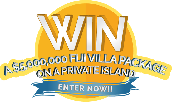 First Prize 5 Of 5 Amazing Fiji Villas Usd $5m Package - Site Map (653x387), Png Download