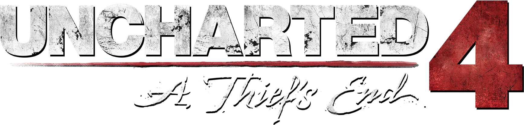 A Thief's End Walkthrough And Guide - Uncharted 4 Logo Png (2000x1125), Png Download