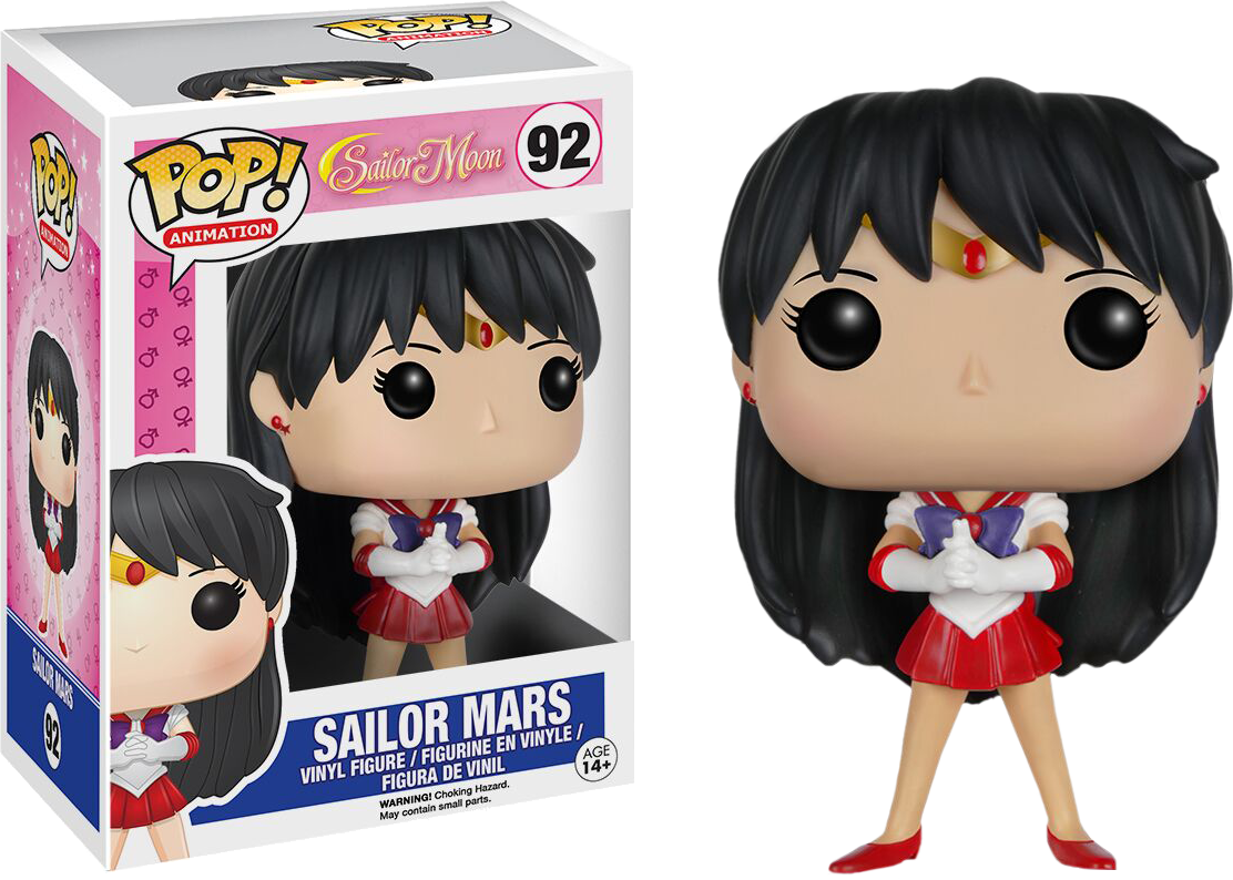 Sailor Mars Pop Vinyl Figure - Sailor Mars Pop (1112x794), Png Download