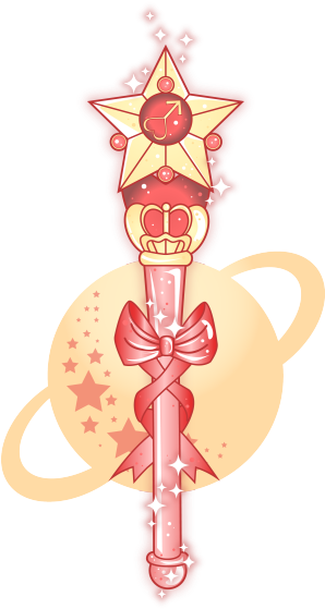 Sailor Mars Transformation Wand - Sailor Venus Transformation Wand (297x600), Png Download
