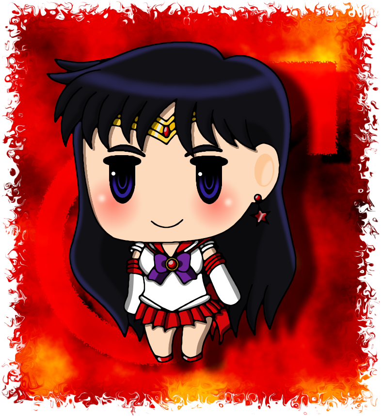 Fan Workworld Of Final Fantasy Styled Sailor Mars - Anime (815x871), Png Download