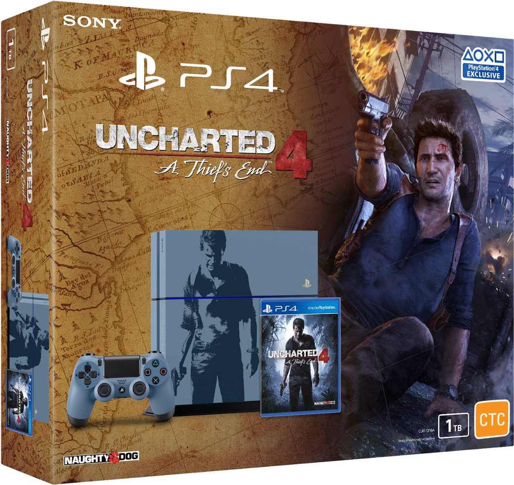 For What You Get, You Can Expect To Pay $579 - Playstation 4 Konsole Ps4 1tb Uncharted 4: (1600x1334), Png Download