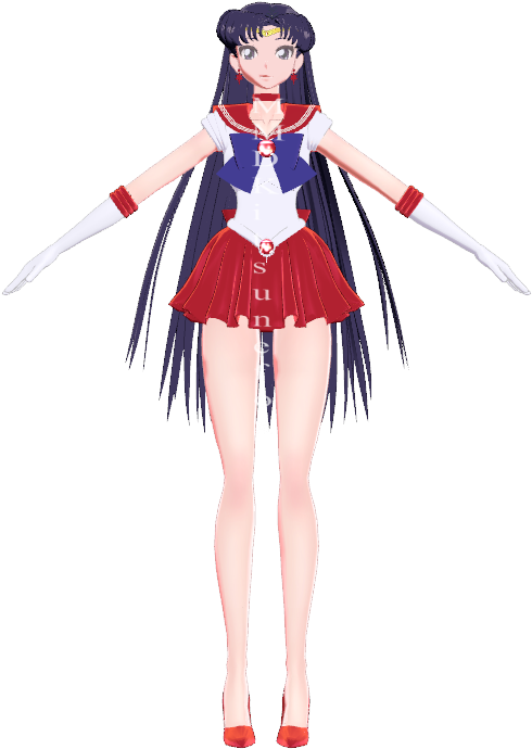 Sailor Mars Crystal - Illustration (800x800), Png Download