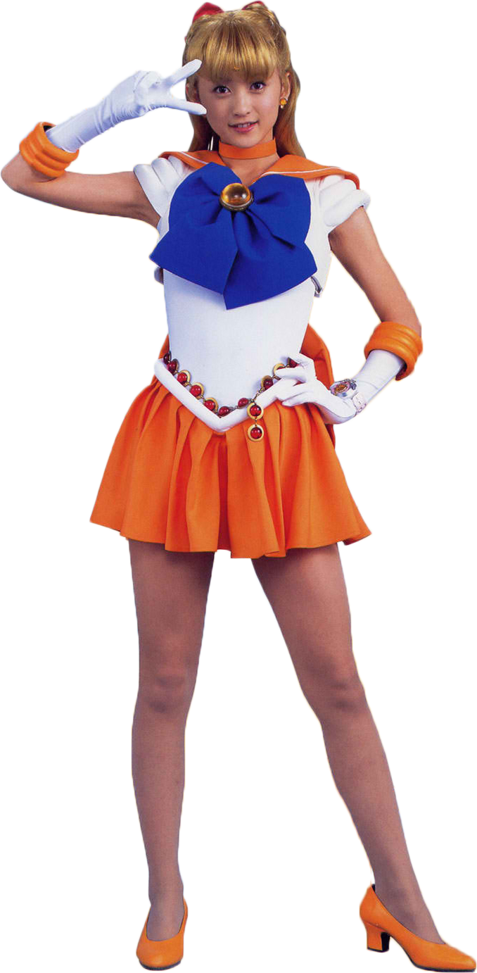 Pretty Guardian Sailor Venus (678x1382), Png Download