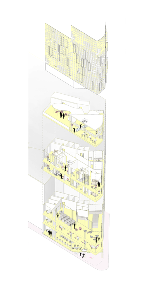 Why So Serious Hotel Culinary Center - Architecture (500x1004), Png Download