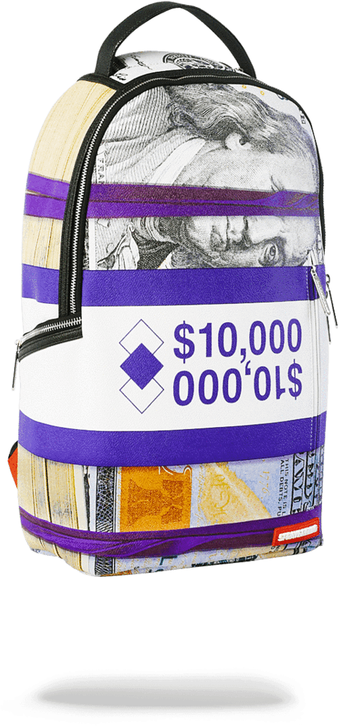 Purple Money Sprayground (900x1148), Png Download