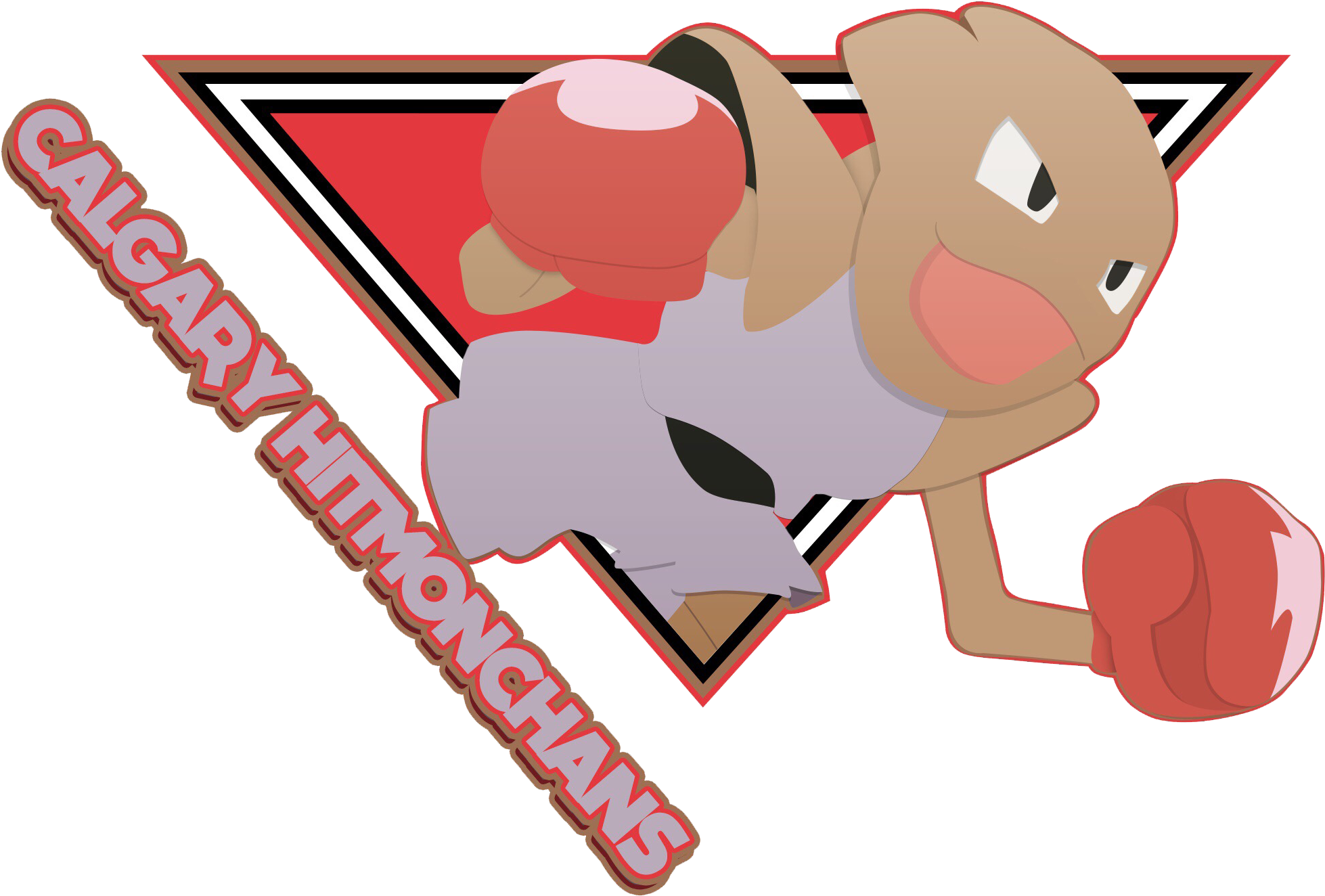 Hitmonchans - Cartoon (2000x2000), Png Download