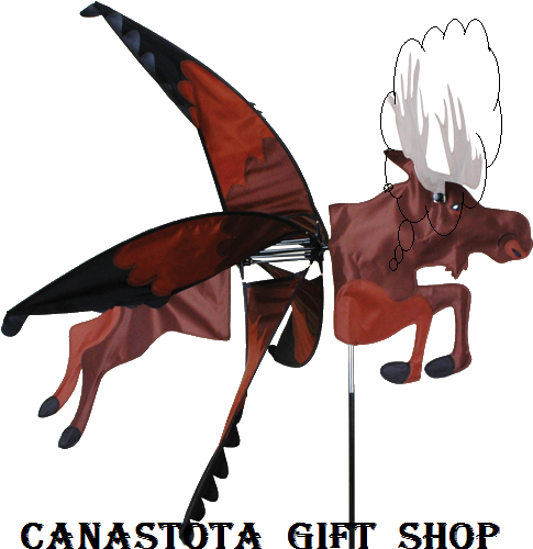 Flying Moose Flying Spinners Upc - Flying Moose Spinner (500x500), Png Download