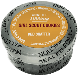 1000mg Cbd Shatter Girl Scout Cookies - Cannabidiol (500x500), Png Download