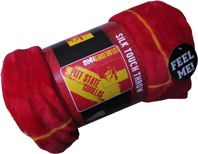 Pitt State Gorillas Silk Touch Throw Blanket - Pittsburg State University (720x540), Png Download