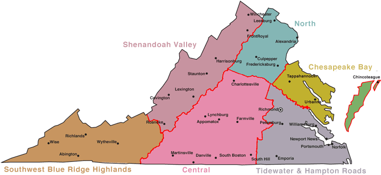 Virginiamap780new - Southwest Virginia Community College (780x377), Png Download
