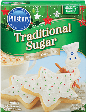 Pillsbury™ Traditional Sugar Cookie Mix - Pillsbury Traditional Premium Cookie Mix - 17.5 Oz (400x400), Png Download