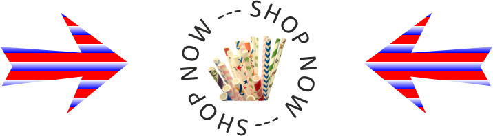 Paper Drinking Straws - Florida (716x198), Png Download