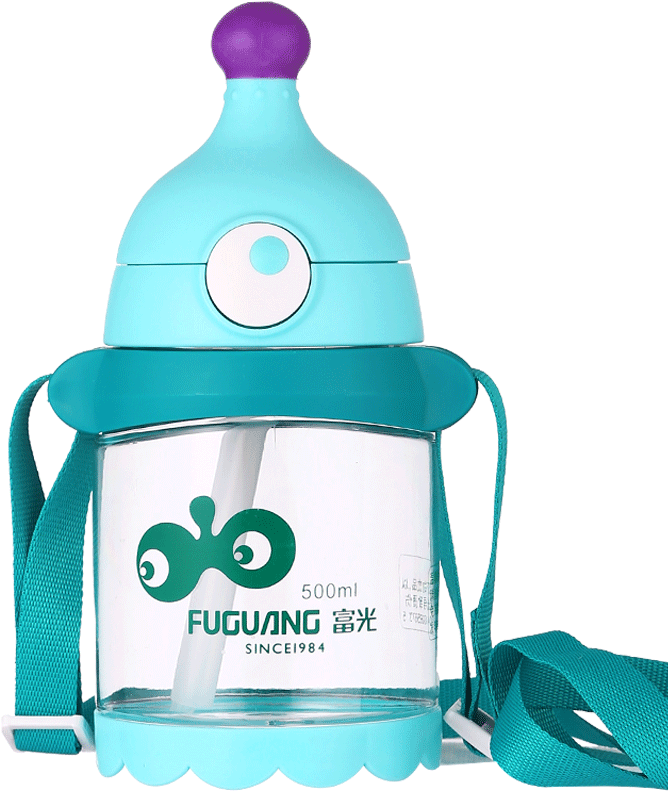 Fuguang Children's Water Cups Hand Cups Ropes Portable - Water Bottle (800x800), Png Download