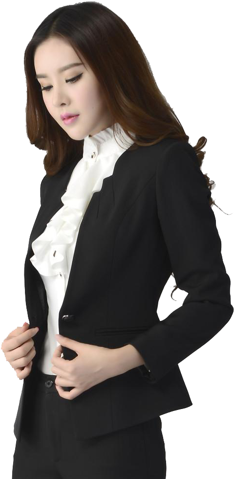 Suit Women Png (1000x1000), Png Download