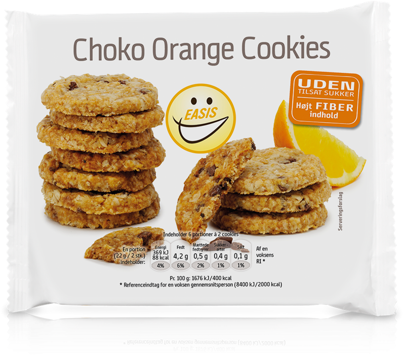 Choco Cookies With Orange - Isis Cookies (800x800), Png Download