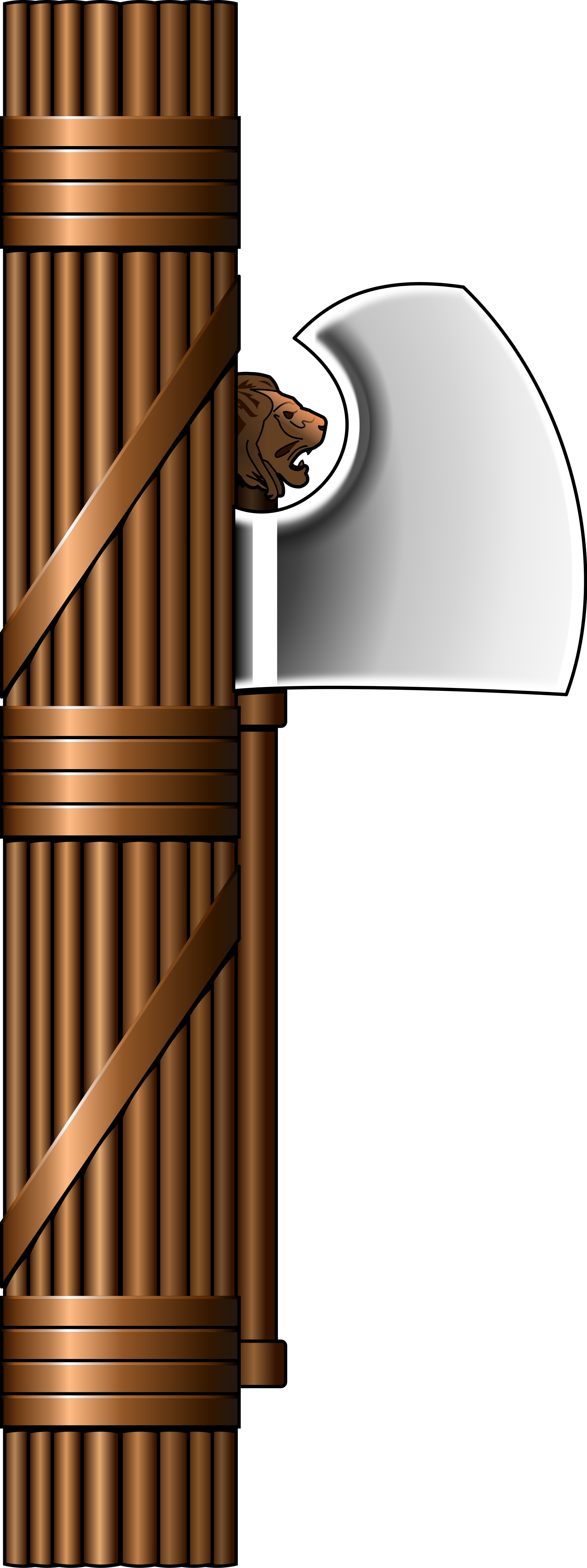 Fasces - Fascist Bundle Of Sticks (240x641), Png Download