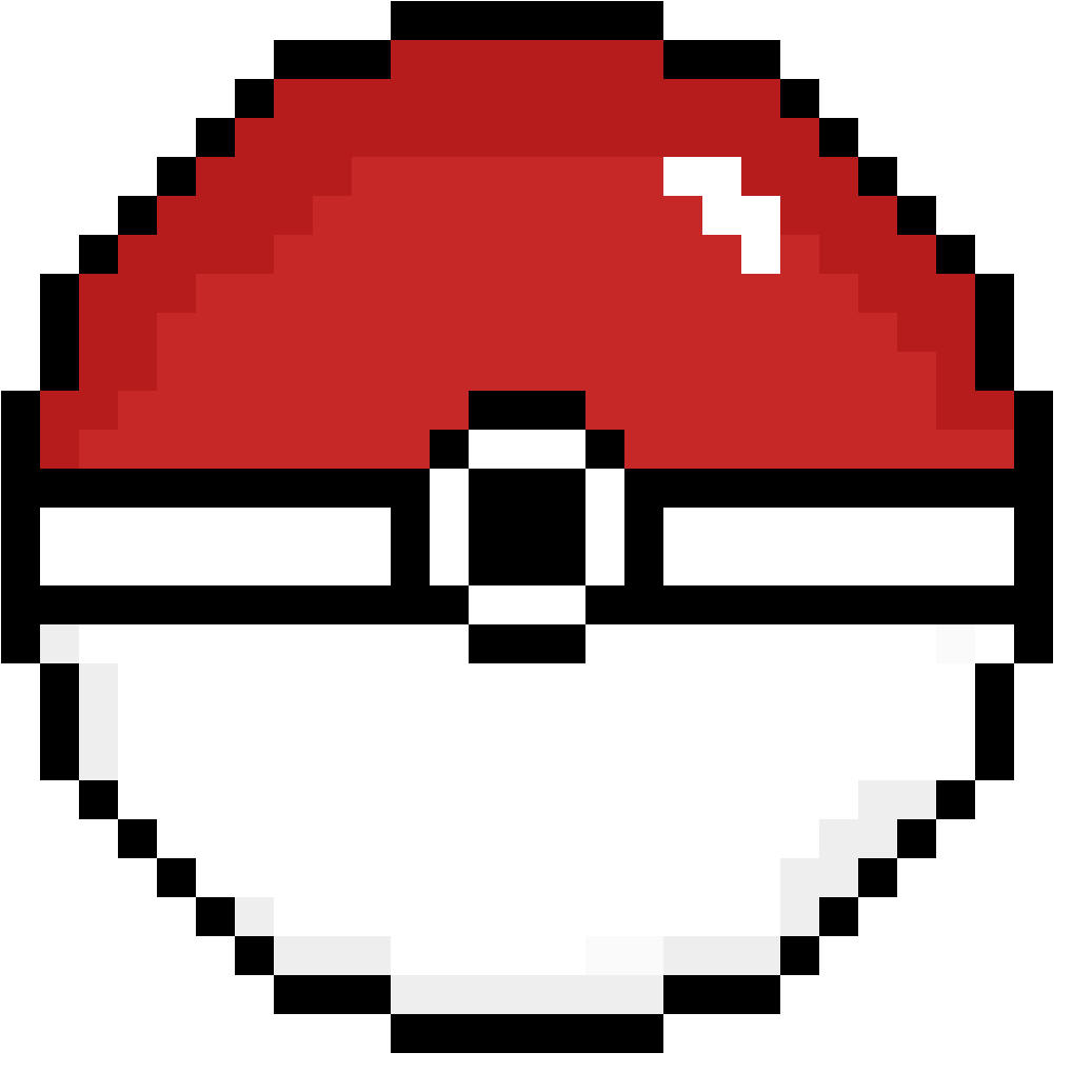 Pokeball - Pixel Art Happy Face (1184x1184), Png Download