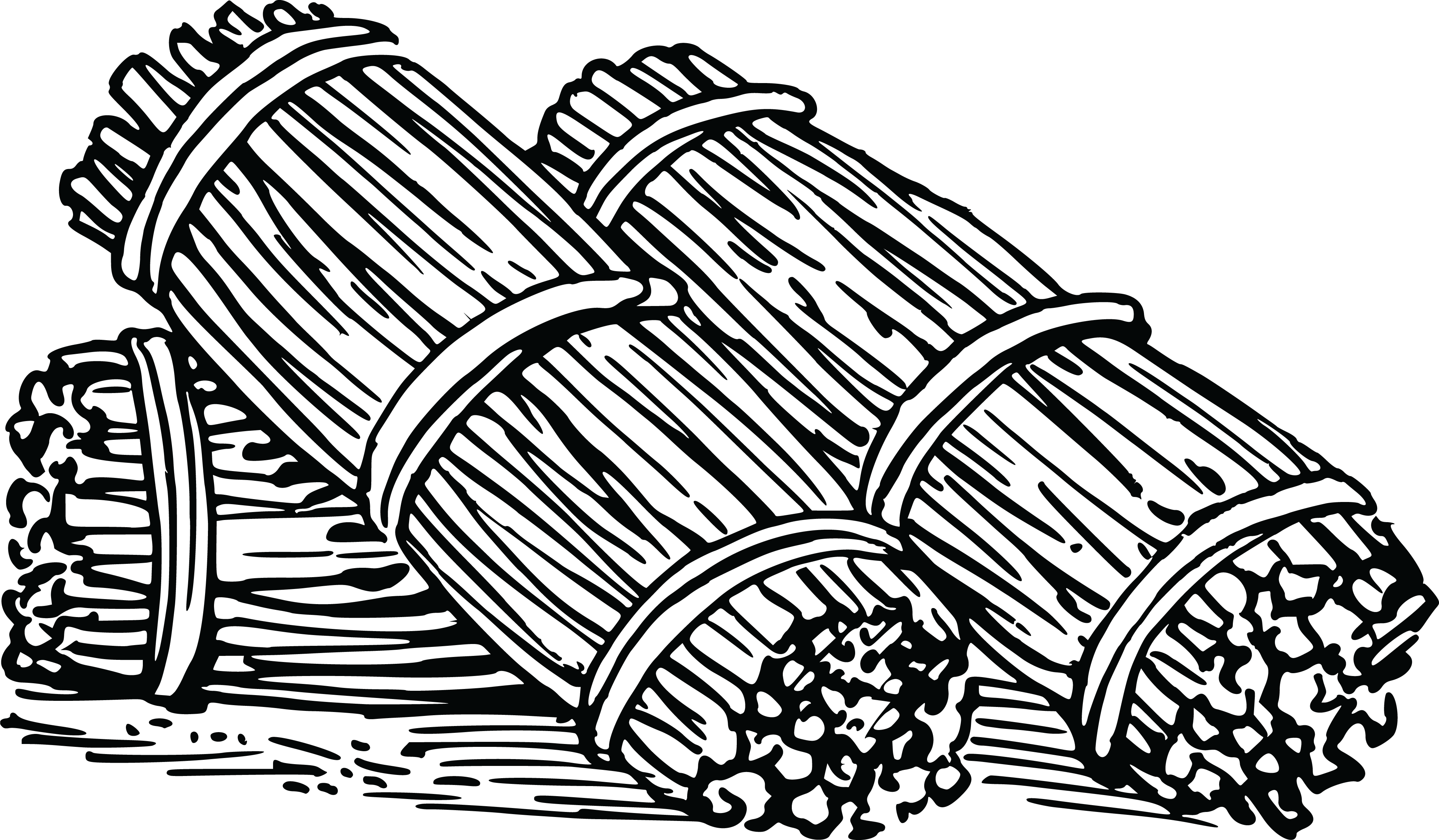 Free Clipart Of Brushwood Bundles - Bundles Clipart (4000x2336), Png Download