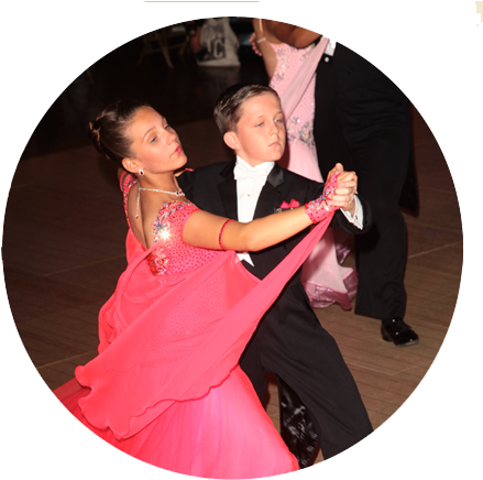 Hero Background Young Ballroom Dancers - Dancesport (451x469), Png Download