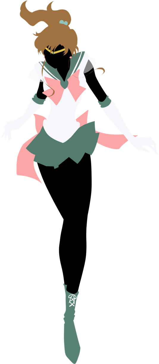 Sailor Moon, Sailor Jupiter, How To Make, Beauty, Silhouettes, - Siluetas De Sailor Scout (790x1280), Png Download