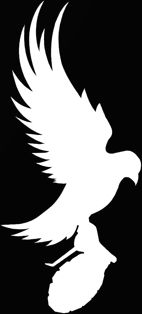 Dove And Grenade Logo (464x1024), Png Download