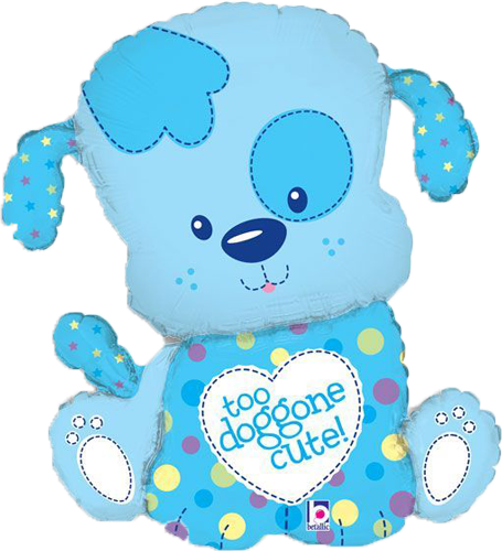 Owl Baby Shower Boy Balloons (455x500), Png Download