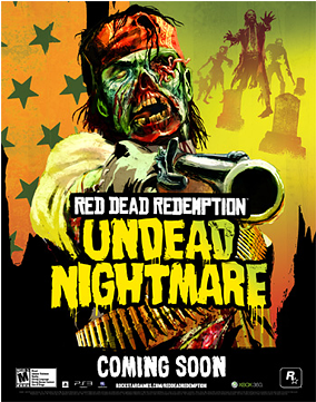Red Dead Redemption Undead Nightmare Release Date (640x360), Png Download