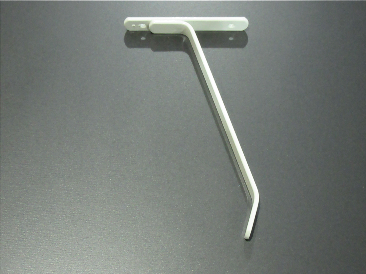 Gloss White Laminate Radiator Shelf 1200x150x18mm - White Rounded Radiator Shelf (1200x1200), Png Download