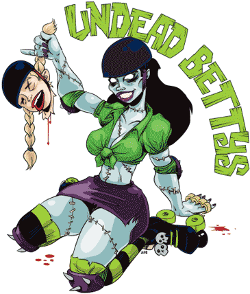 Undead Roller Derby - Quad Skates (500x500), Png Download