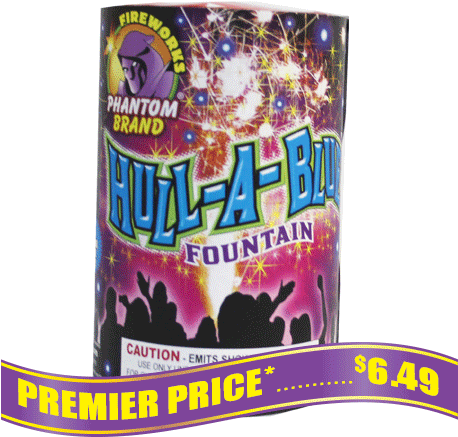 Hulla-blue Fountain - Phantom Fireworks Firecrackers (500x500), Png Download