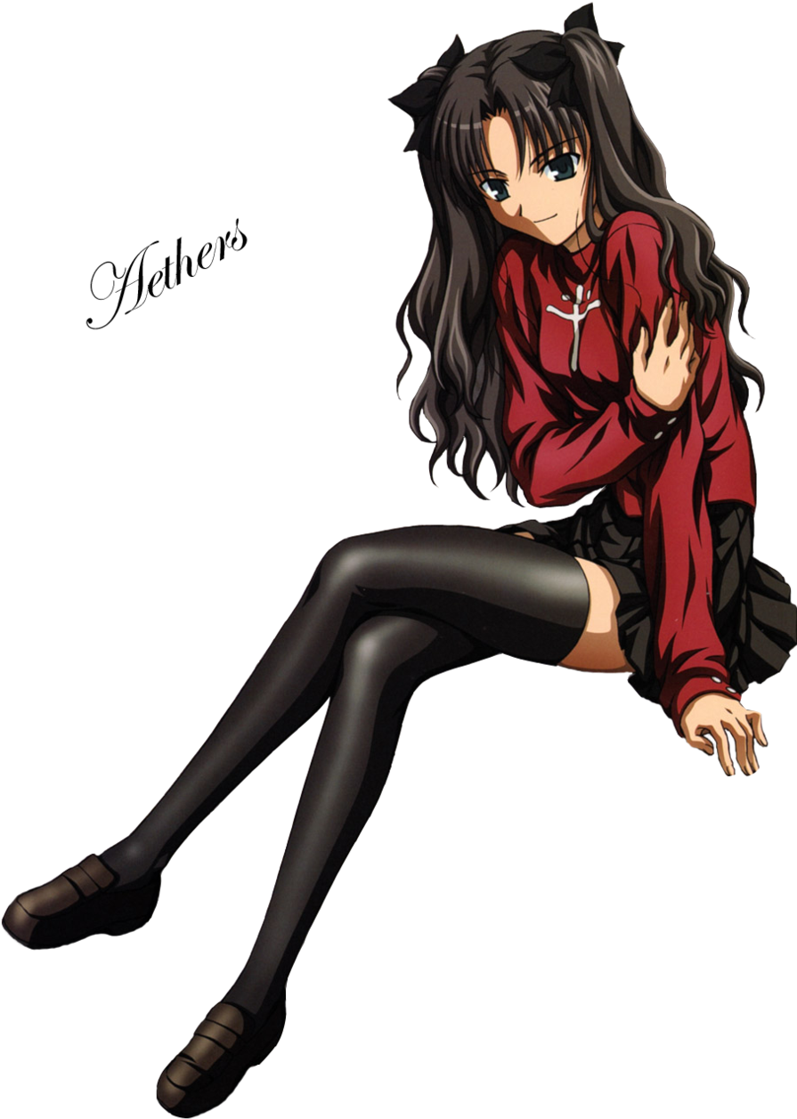 Anime Transparent Png Sticker - Fate Stay Night .png (900x1284), Png Download