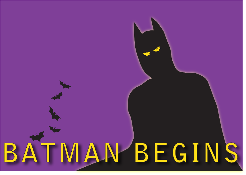 Playing Around With A Purple Background With Yellow - Cartoon (978x840), Png Download