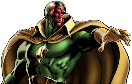 The Vision - Vision Classic Marvel (426x270), Png Download