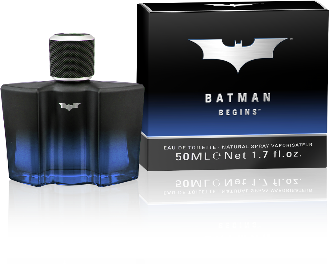 Tom Tailor Batman Begins - Batman Men's Fragrances Begins Eau De Toilette Spray (1500x1061), Png Download