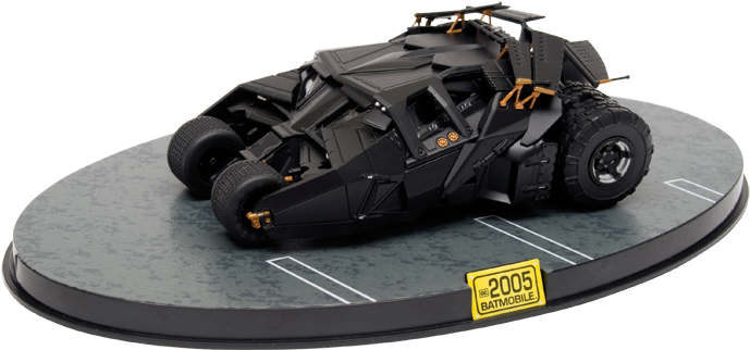 Dc Batman Automobilia Collection 3 Tumbler 2005 Batman - Model Car (712x400), Png Download