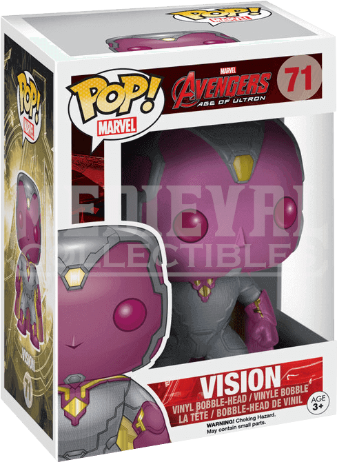 Item - Vision Avengers Funko Pop (669x669), Png Download