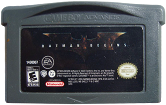 Batman Begins Gameboy Advanced Gba (400x400), Png Download