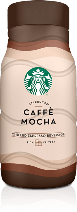 Caffè Mocha - Starbucks Iced Espresso Caffe Mocha (267x731), Png Download