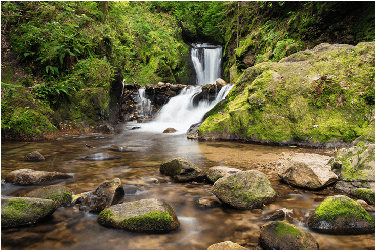 Geroldsau Waterfall - Waterfall (900x657), Png Download